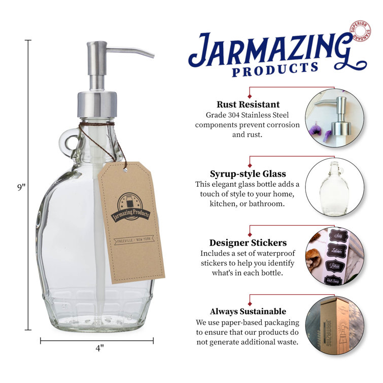 Lotion shop dispenser bottles